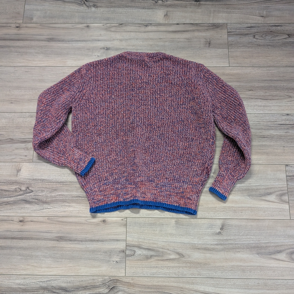 Scotch & Soda Cozy Knit Sweater - Red and Blue Size XLarge - Picture 4 of 4